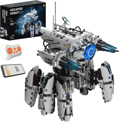 Programmable Hexapod Robot Building Kit — 1406 Pieces