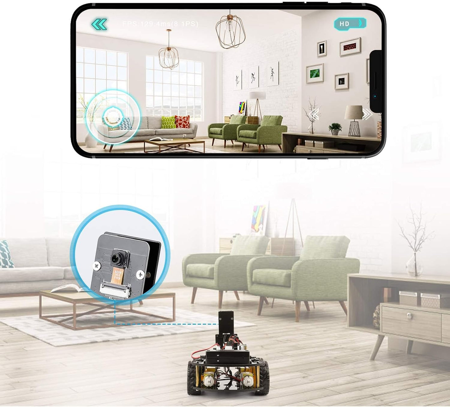 ELEGOO UNO R3 Smart Robot Car Kit V4