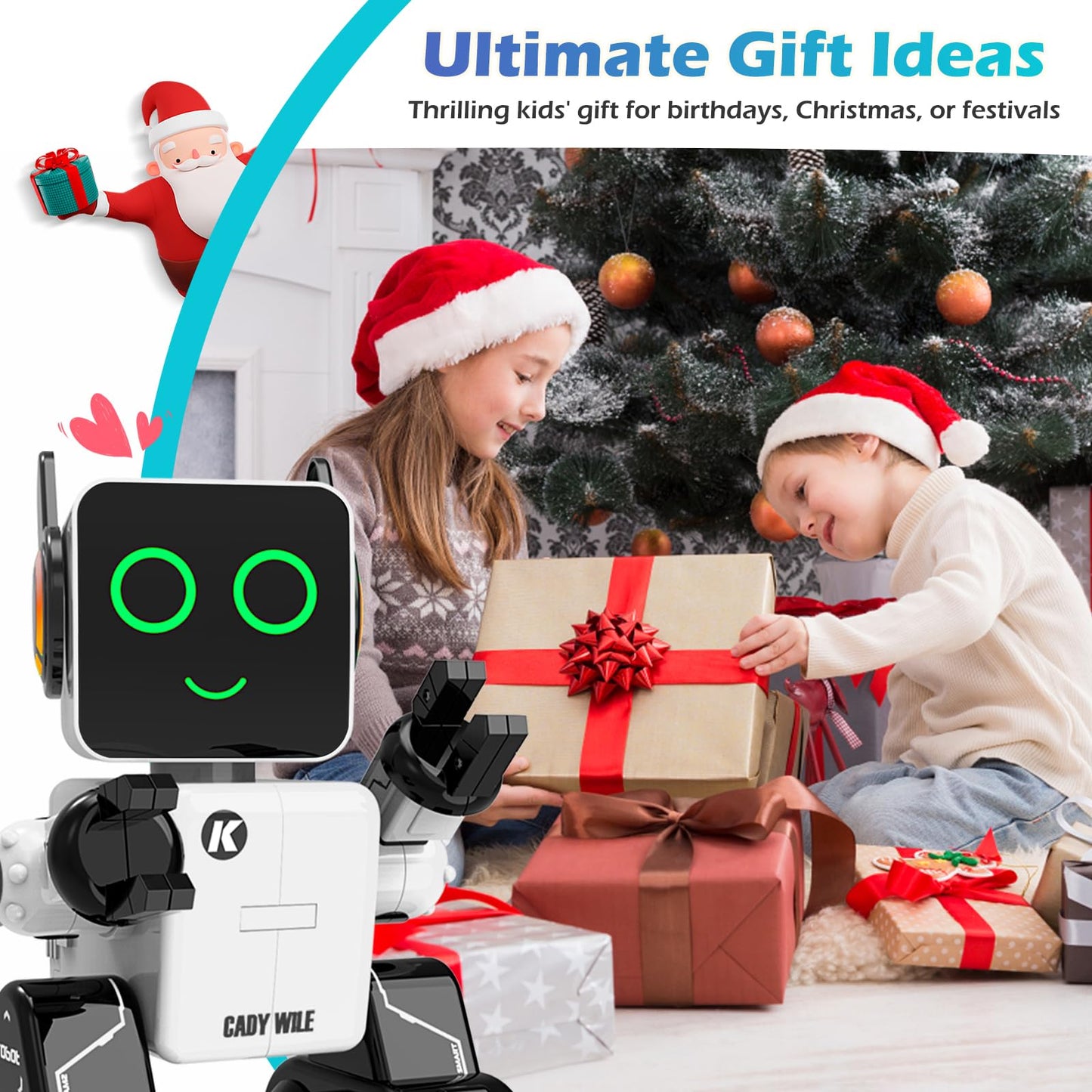HBUDS RC Robot Toy — Dancing, Singing, Voice Recording & Built-In Coin Bank for Kids
