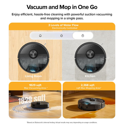 Roborock Q7 M5+ Robot Vacuum & Mop — 10000Pa Suction, 7-Week Self-Empty & LiDAR Navigation