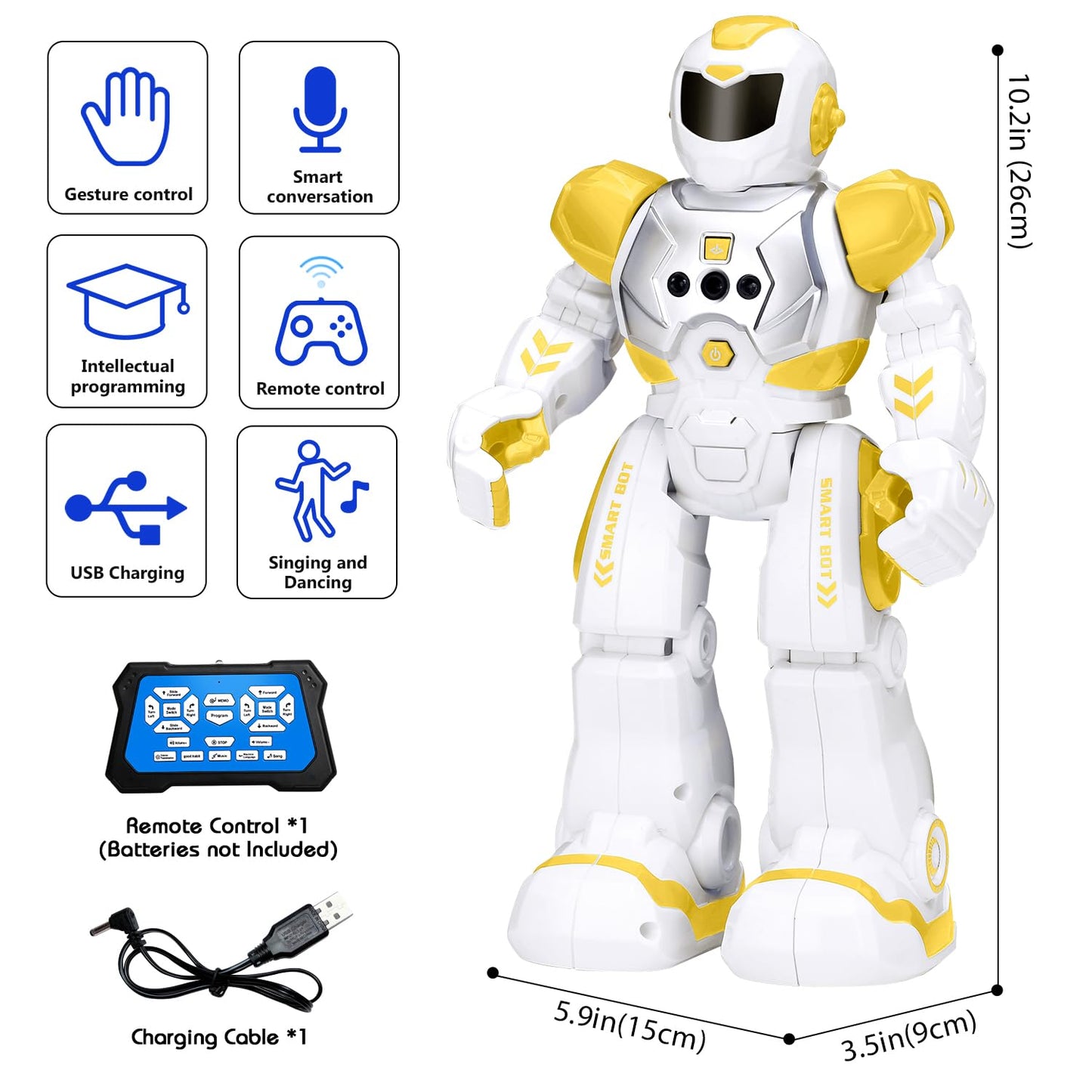 KingsDragon RC Gesture Sensing Robot
