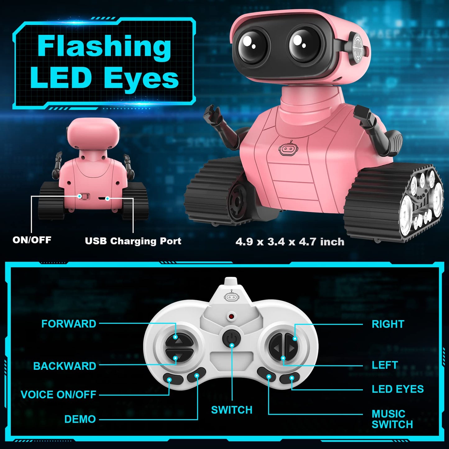 Hamourd RC Emo Robot