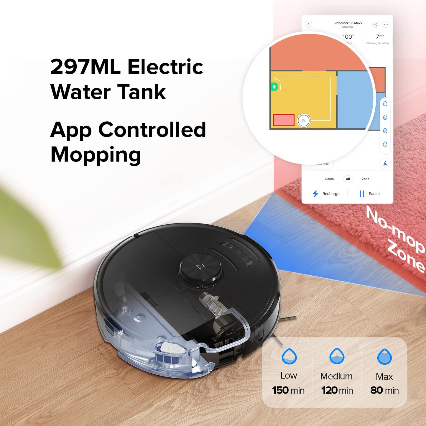 Roborock Q7 M5+ Robot Vacuum & Mop — 10000Pa Suction, 7-Week Self-Empty & LiDAR Navigation