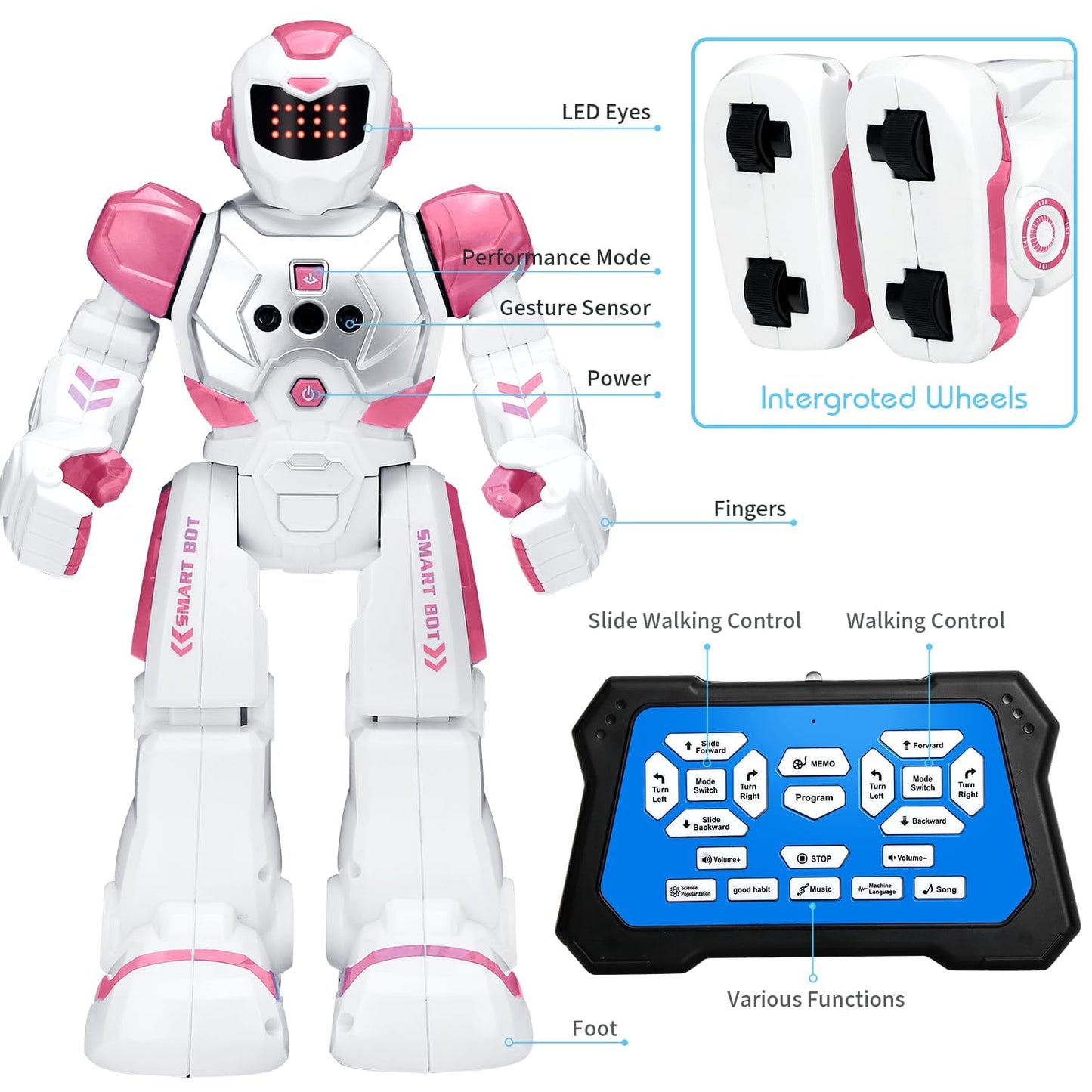 KingsDragon RC Gesture Sensing Robot