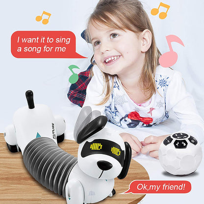 Dollox RC Robot Dog - Walking, Dancing Dachshund Puppy