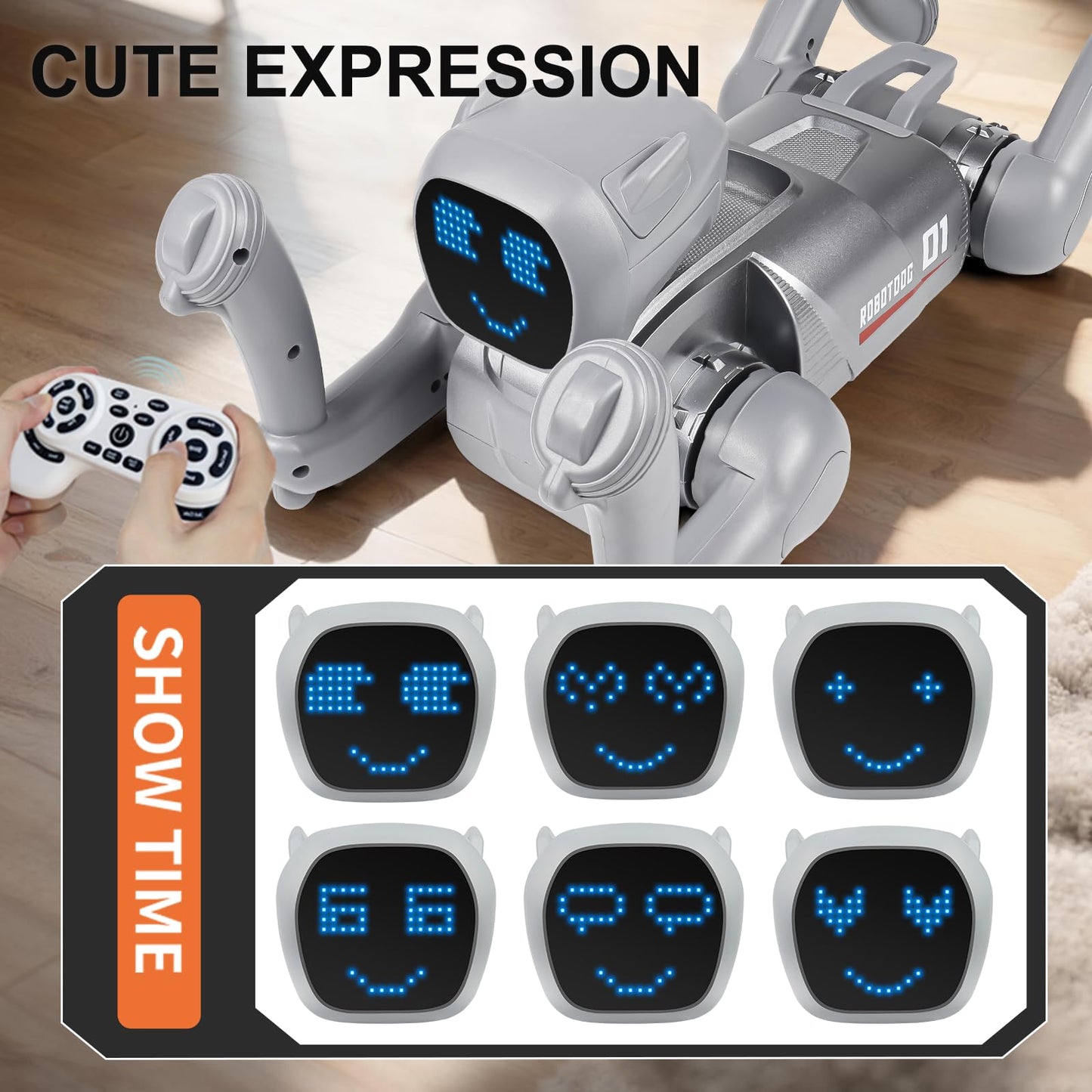 Smart Robot Dog Toy for Kids 6+ - Voice Control