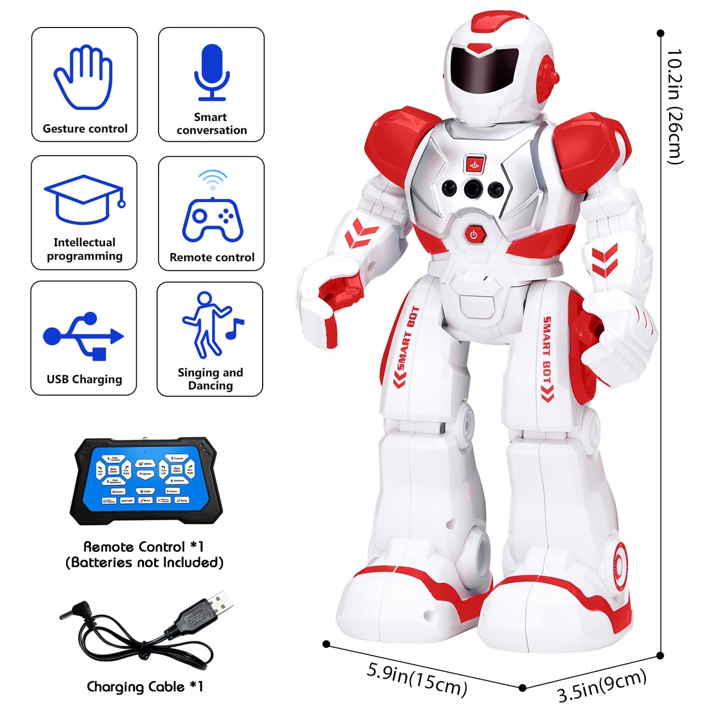 KingsDragon RC Gesture Sensing Robot