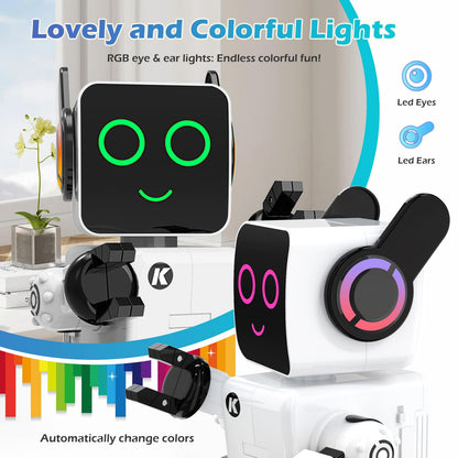 HBUDS RC Robot Toy — Dancing, Singing, Voice Recording & Built-In Coin Bank for Kids