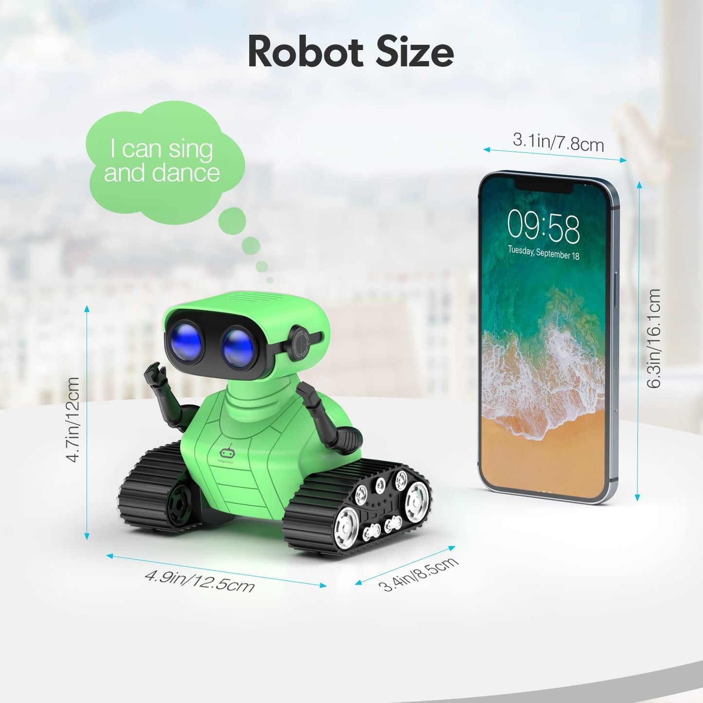 ALLCELE RC Robot Toy for Kids