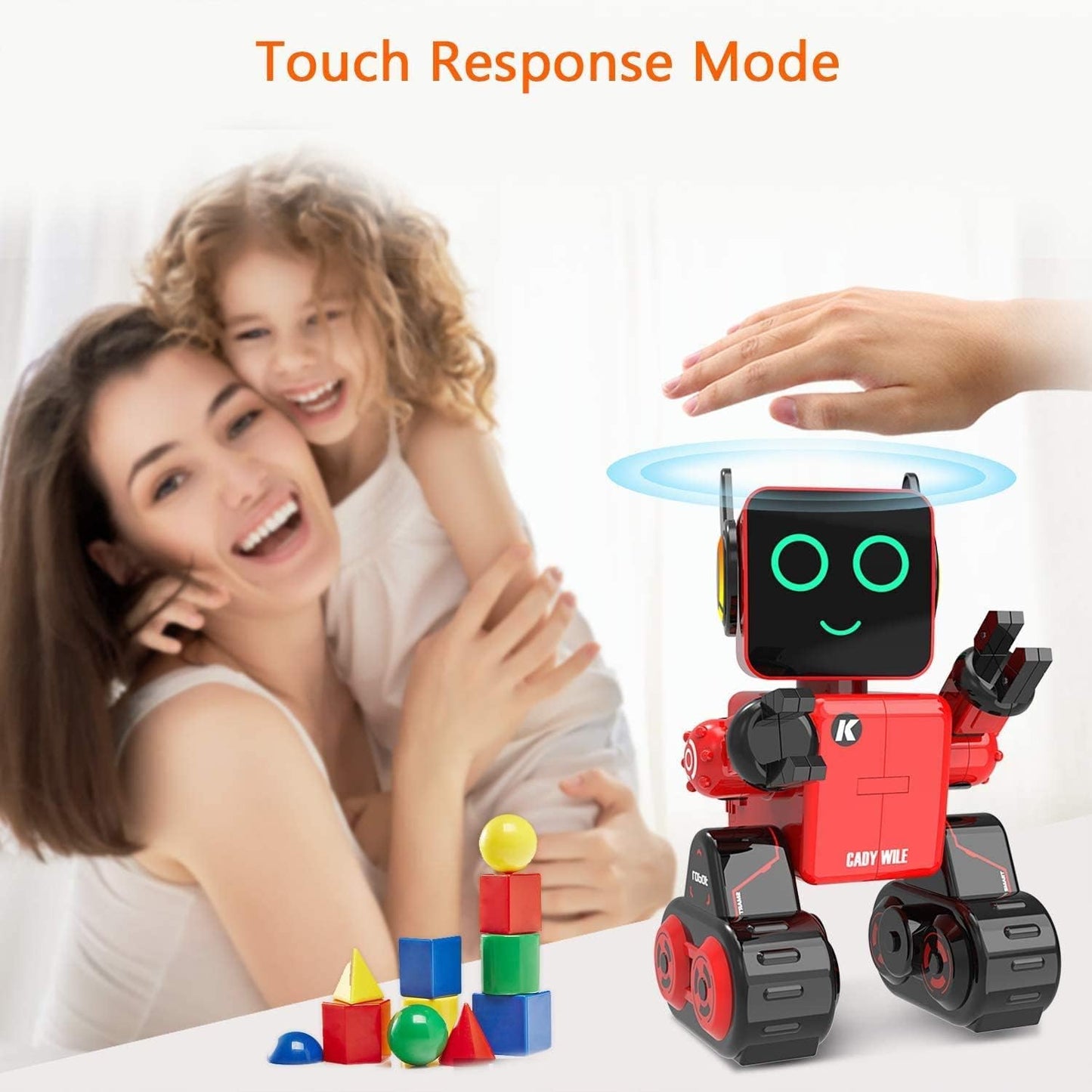 HBUDS RC Robot Toy — Dancing, Singing, Voice Recording & Built-In Coin Bank for Kids