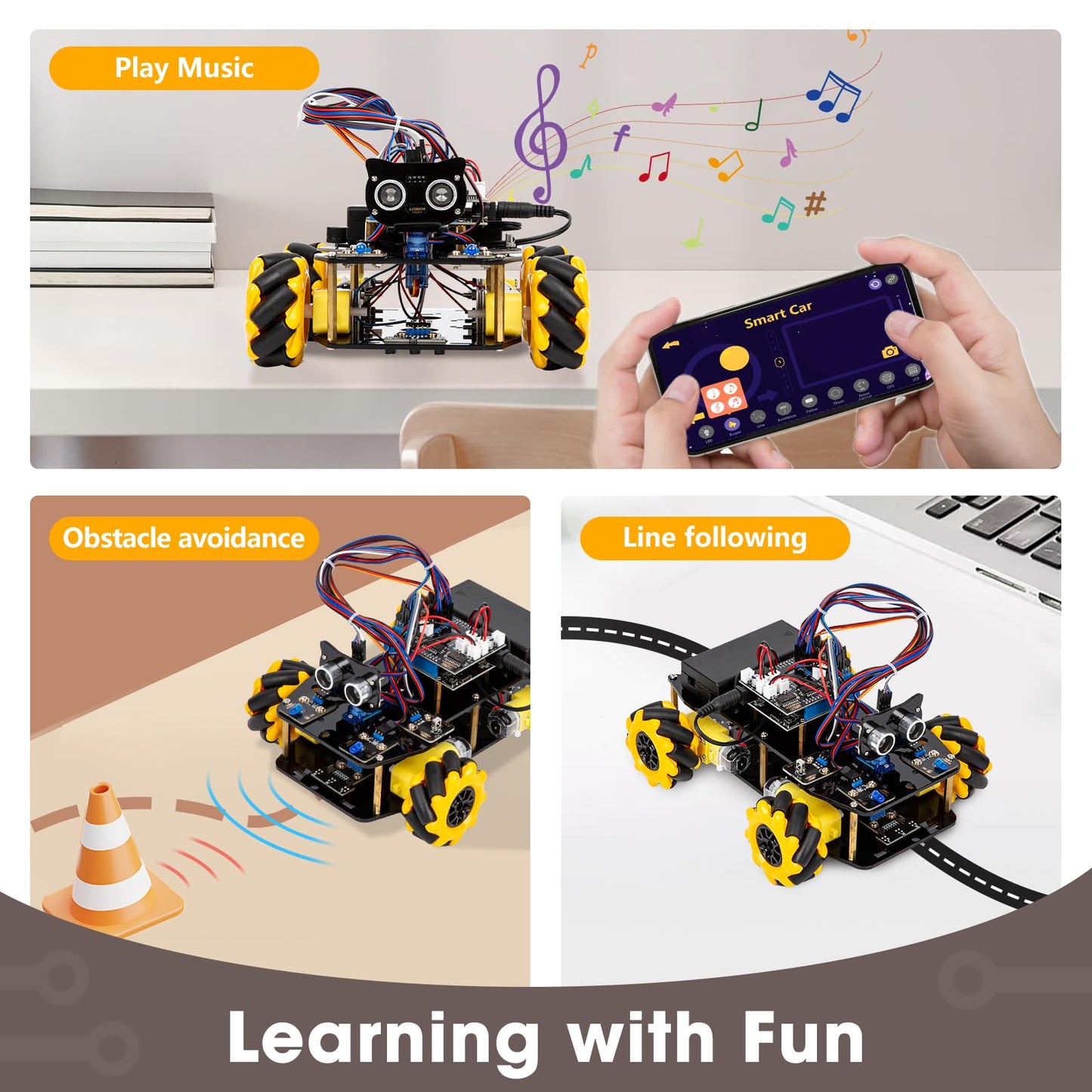 ACEBOTT Robot Kit - Arduino & Scratch STEM Robot