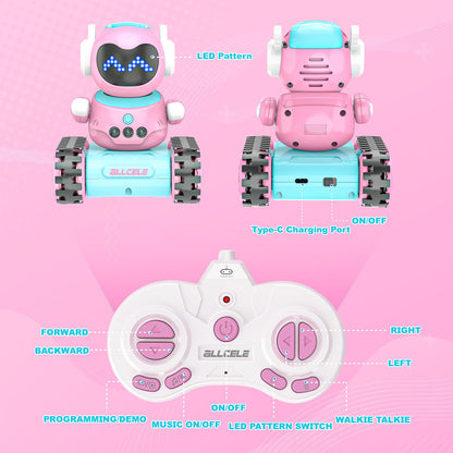 ALLCELE RC Robot Toy for Kids