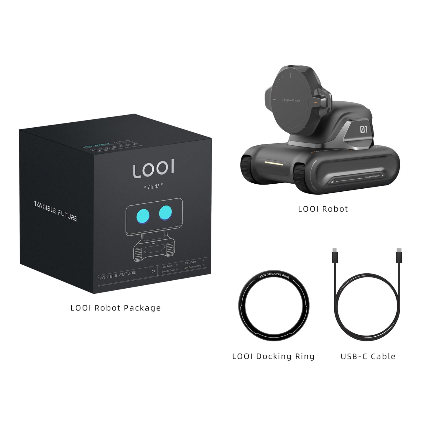 LOOI Robot — AI Desktop Companion with ChatGPT & Gemini