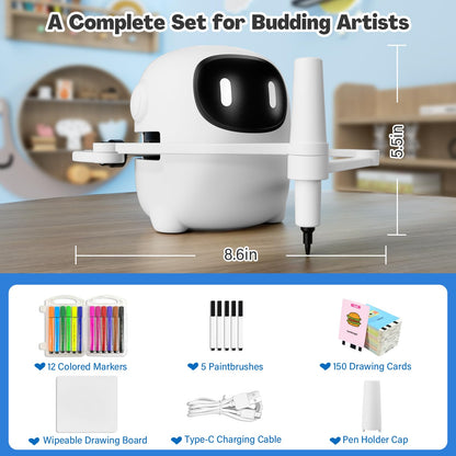 RIVGOT Drawing Robot for Kids — 150 Cards