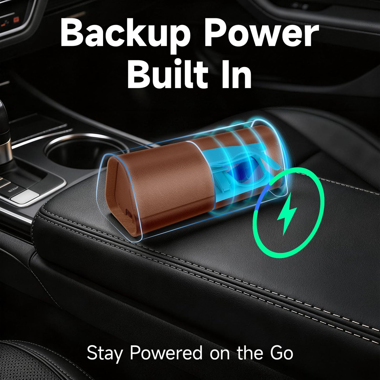 Foldable Charging Case for Smart Glasses — 2000mAh Portable Travel Charger