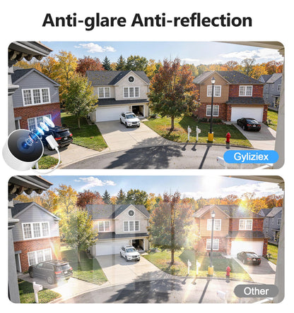 Gyliziex 2K Indoor Security Camera Robot — AI Human Detection, Colour Night Vision & 2-Way Talk