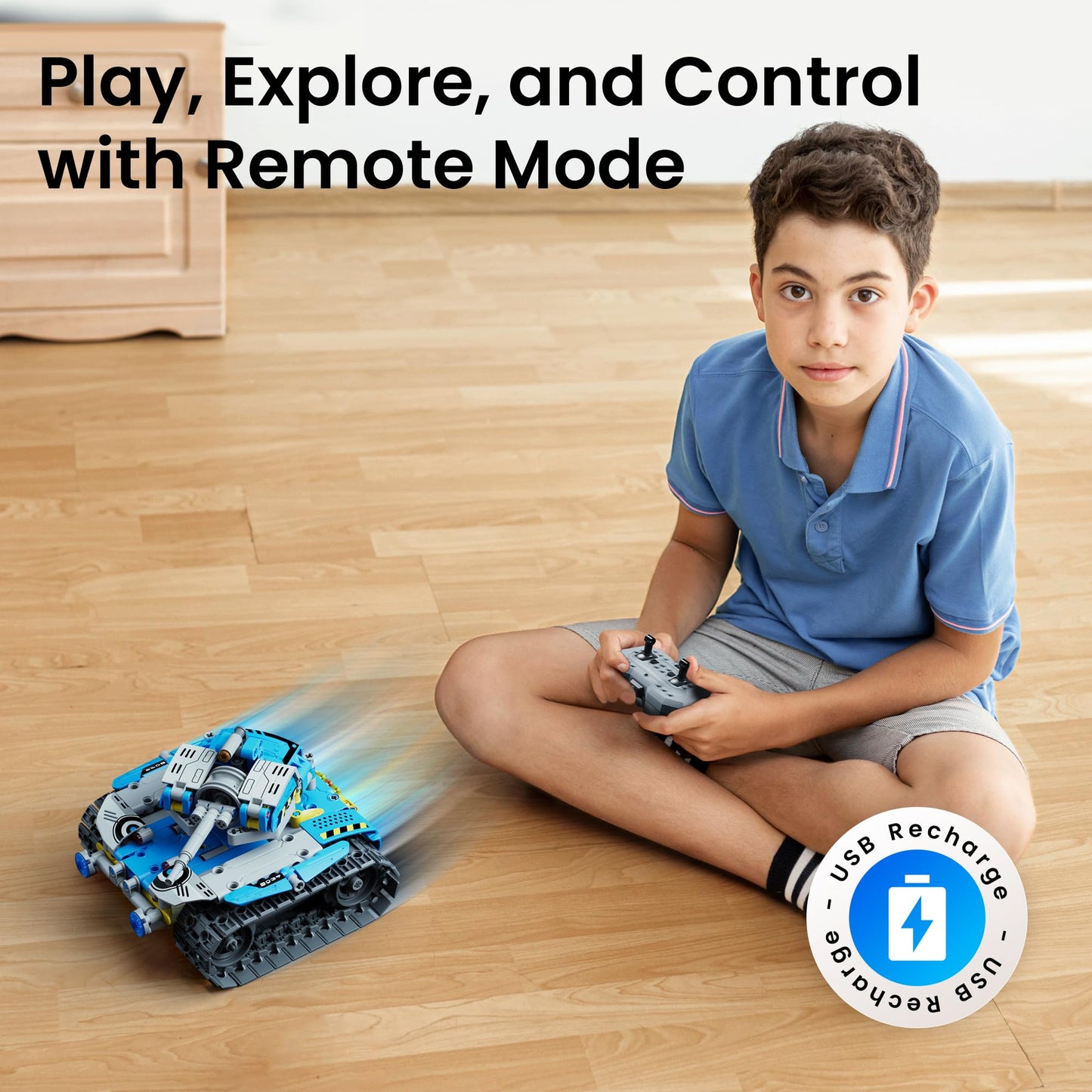 Sillbird 5-in-1 Robot Building Kit — 488 Pieces