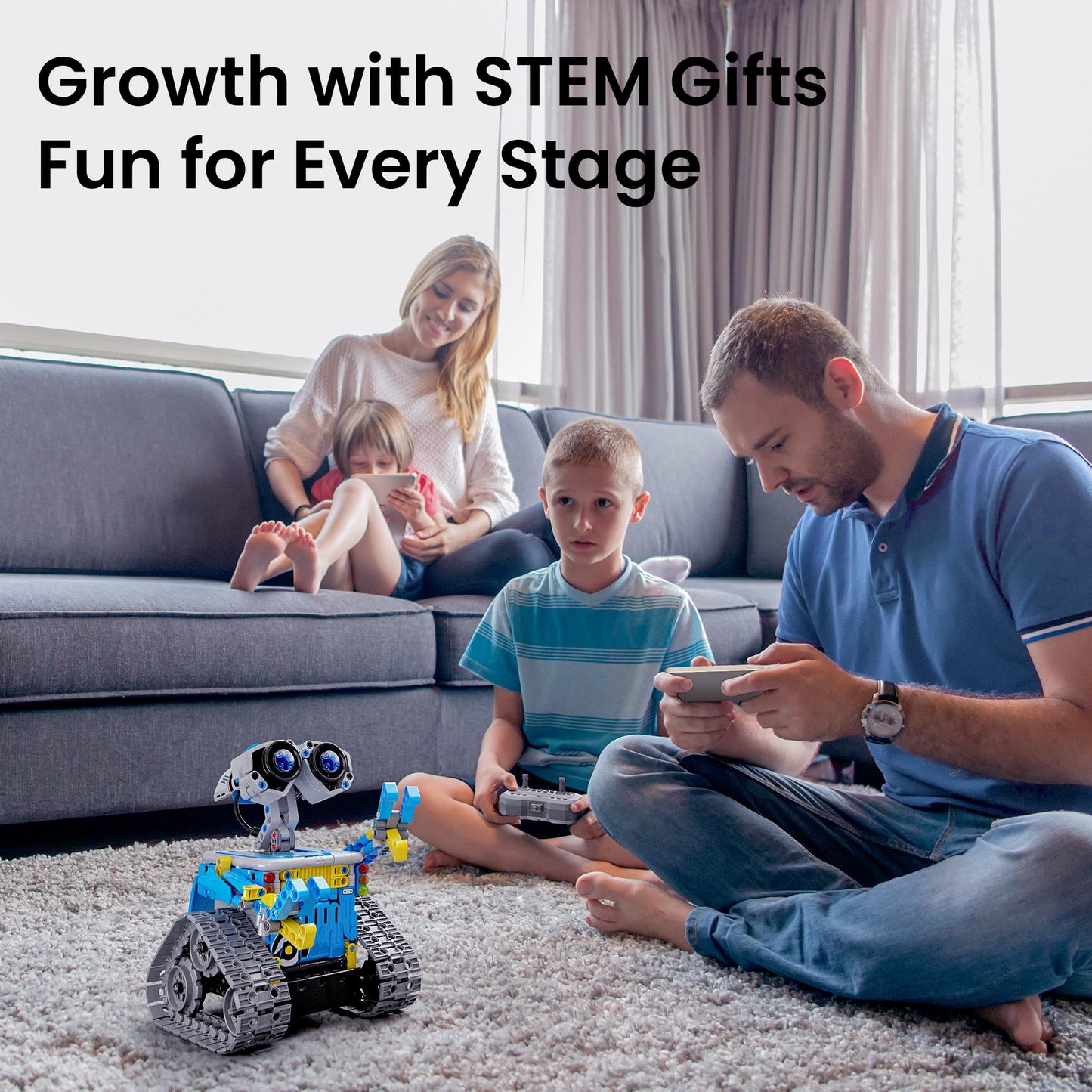Sillbird 5-in-1 Robot Building Kit — 488 Pieces