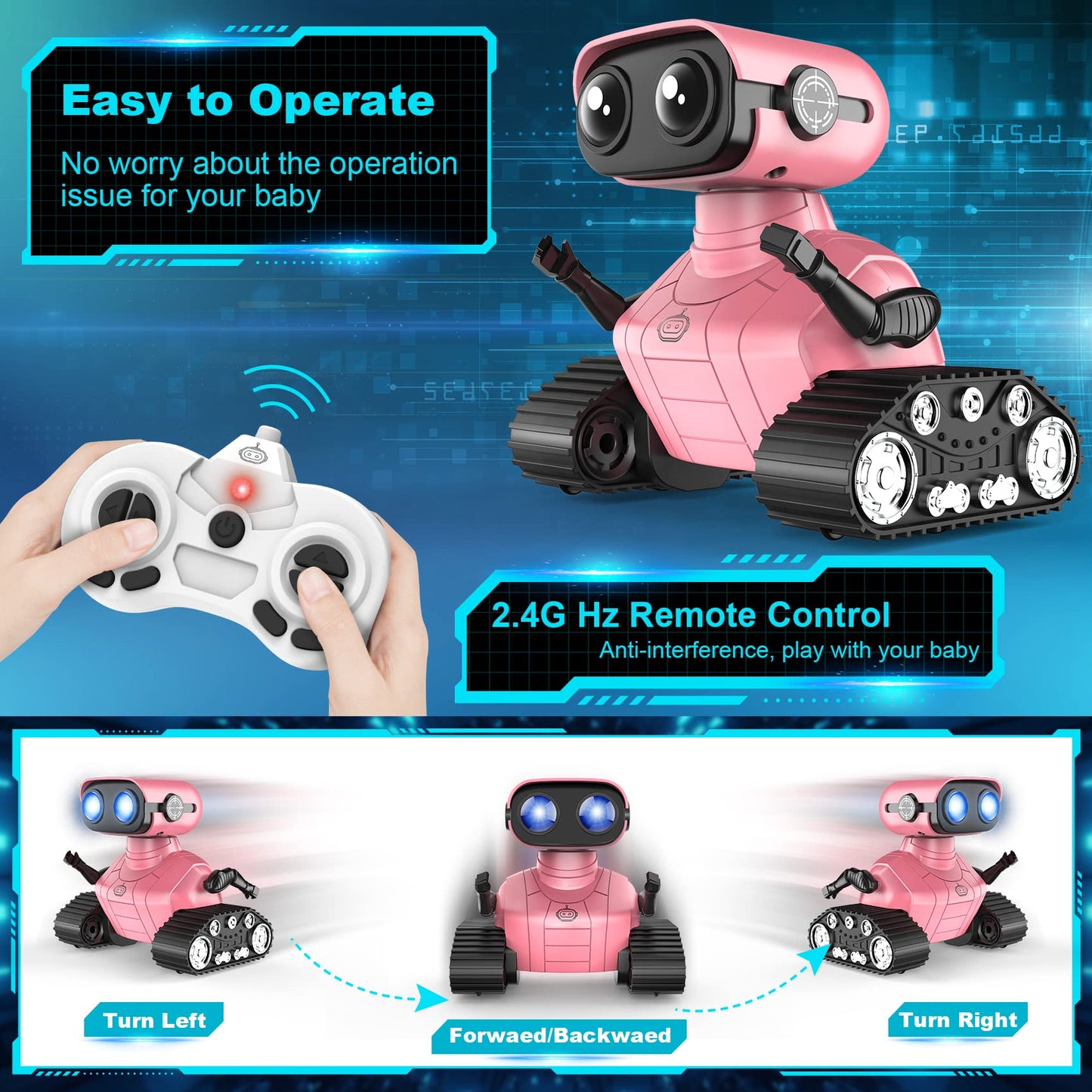 Hamourd RC Emo Robot