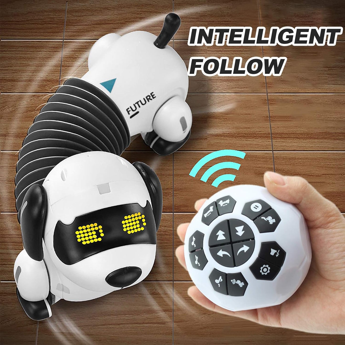 Dollox RC Robot Dog - Walking, Dancing Dachshund Puppy