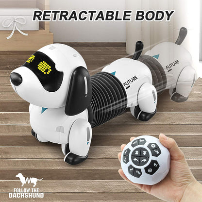 Dollox RC Robot Dog - Walking, Dancing Dachshund Puppy