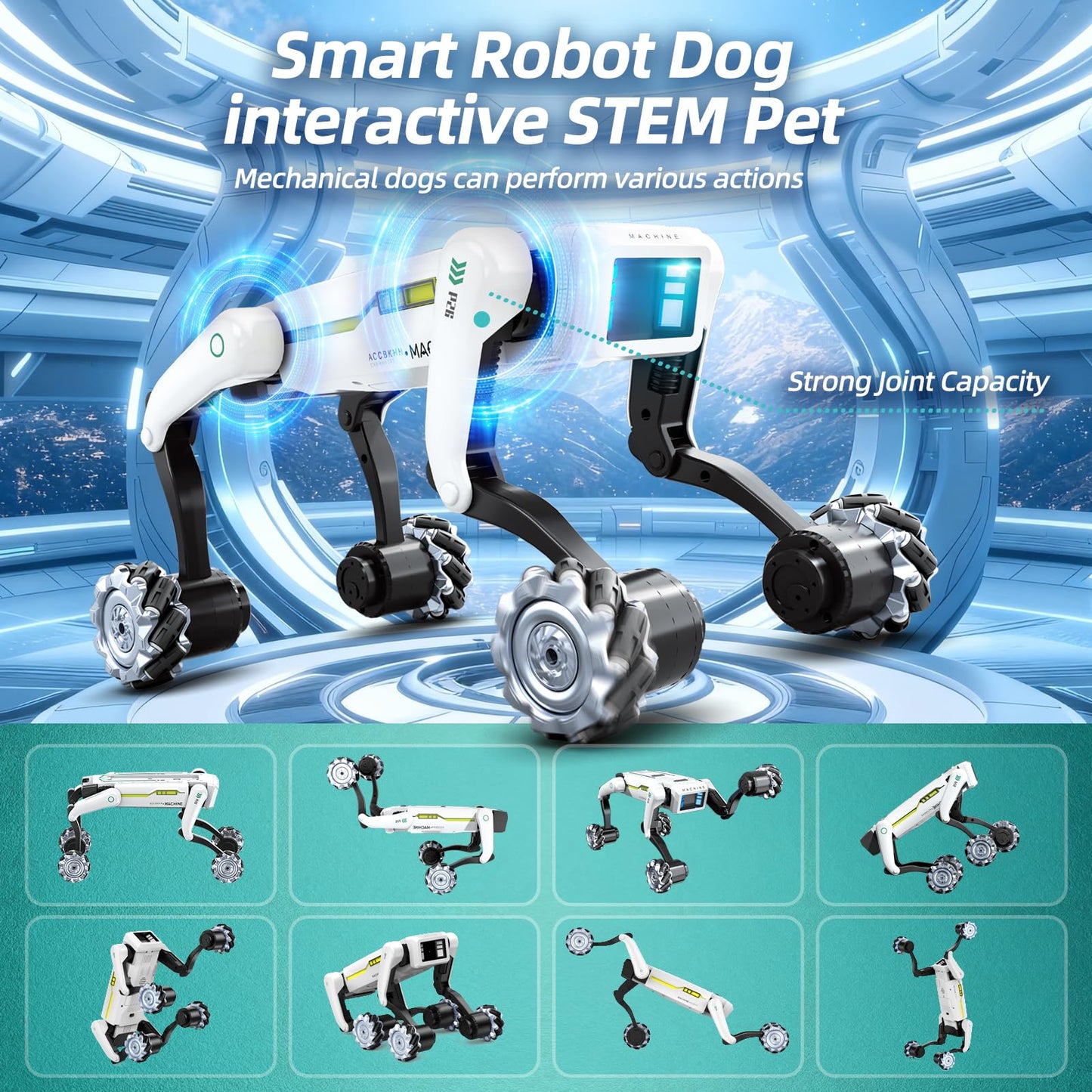 Smart Robot Dog for Kids — 30+ Bionic Action