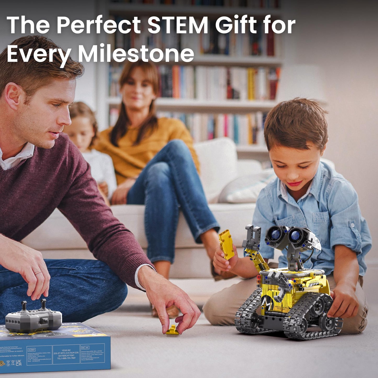 Sillbird 5-in-1 Robot Building Kit — 488 Pieces
