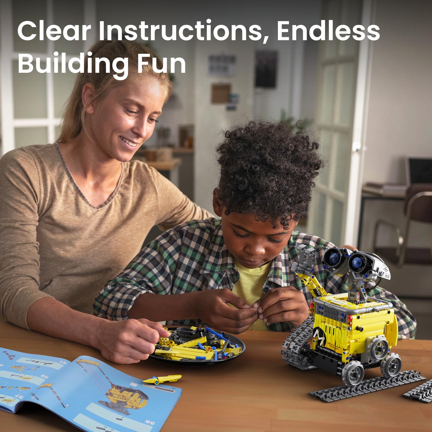 Sillbird 5-in-1 Robot Building Kit — 488 Pieces