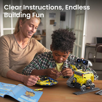Sillbird 5-in-1 Robot Building Kit — 488 Pieces