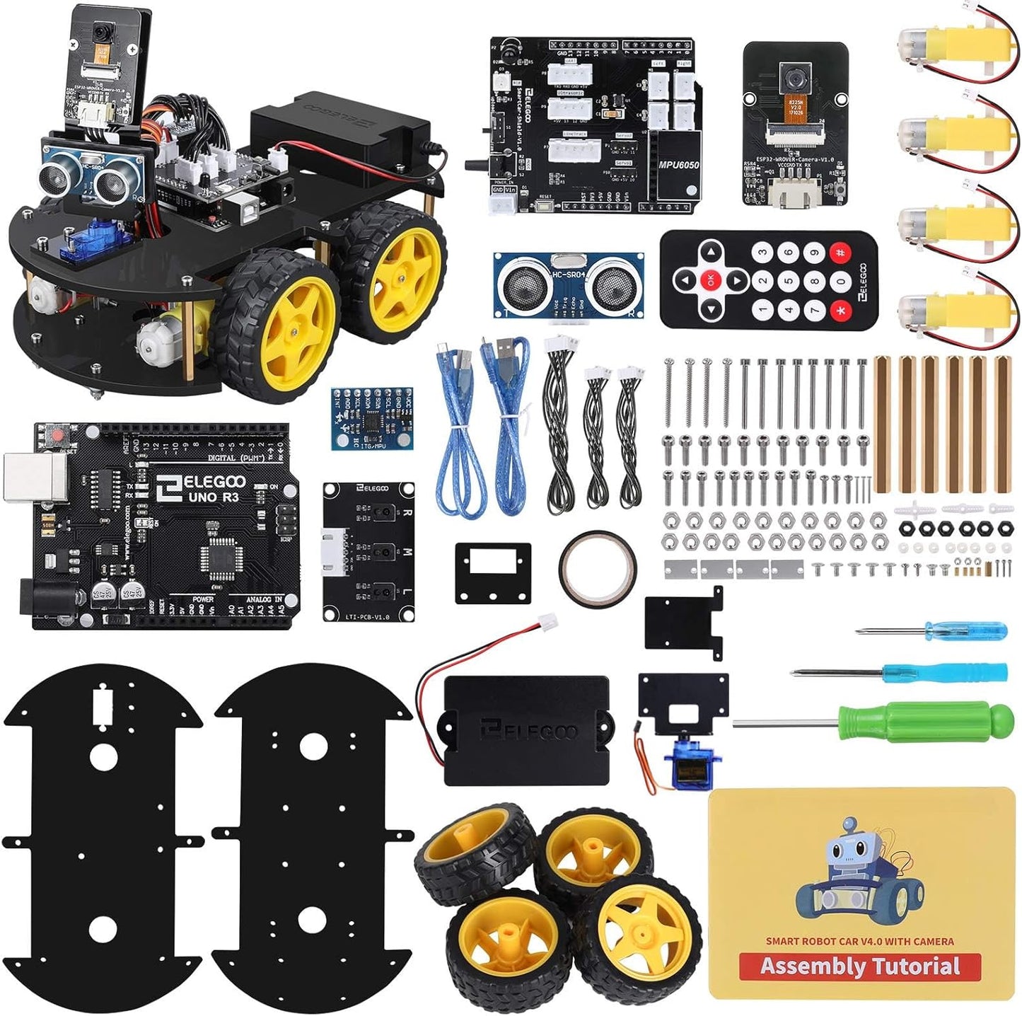 ELEGOO UNO R3 Smart Robot Car Kit V4