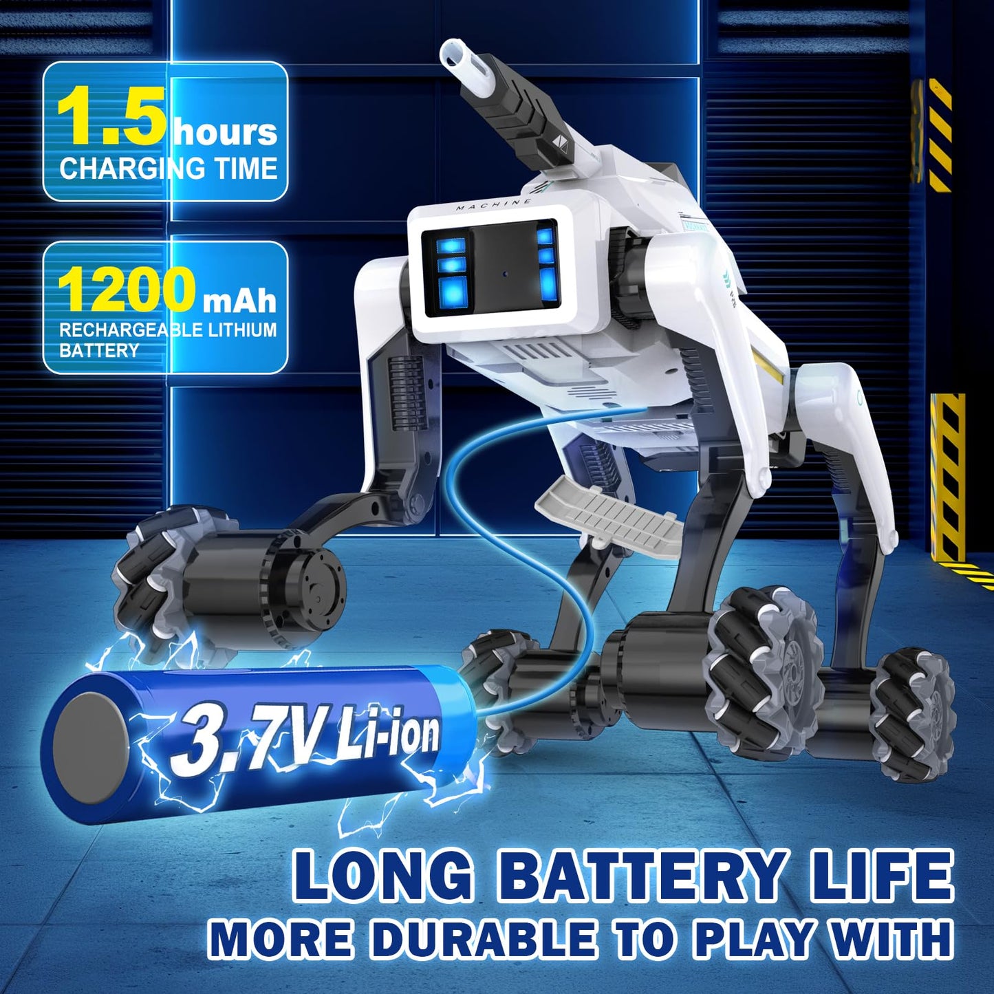 Smart Robot Dog — Voice Control, 30+ Actions & App Programming