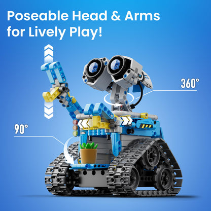 Sillbird 5-in-1 Robot Building Kit — 488 Pieces