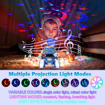 Aikmi RC Robot Toy, Projector Night Light
