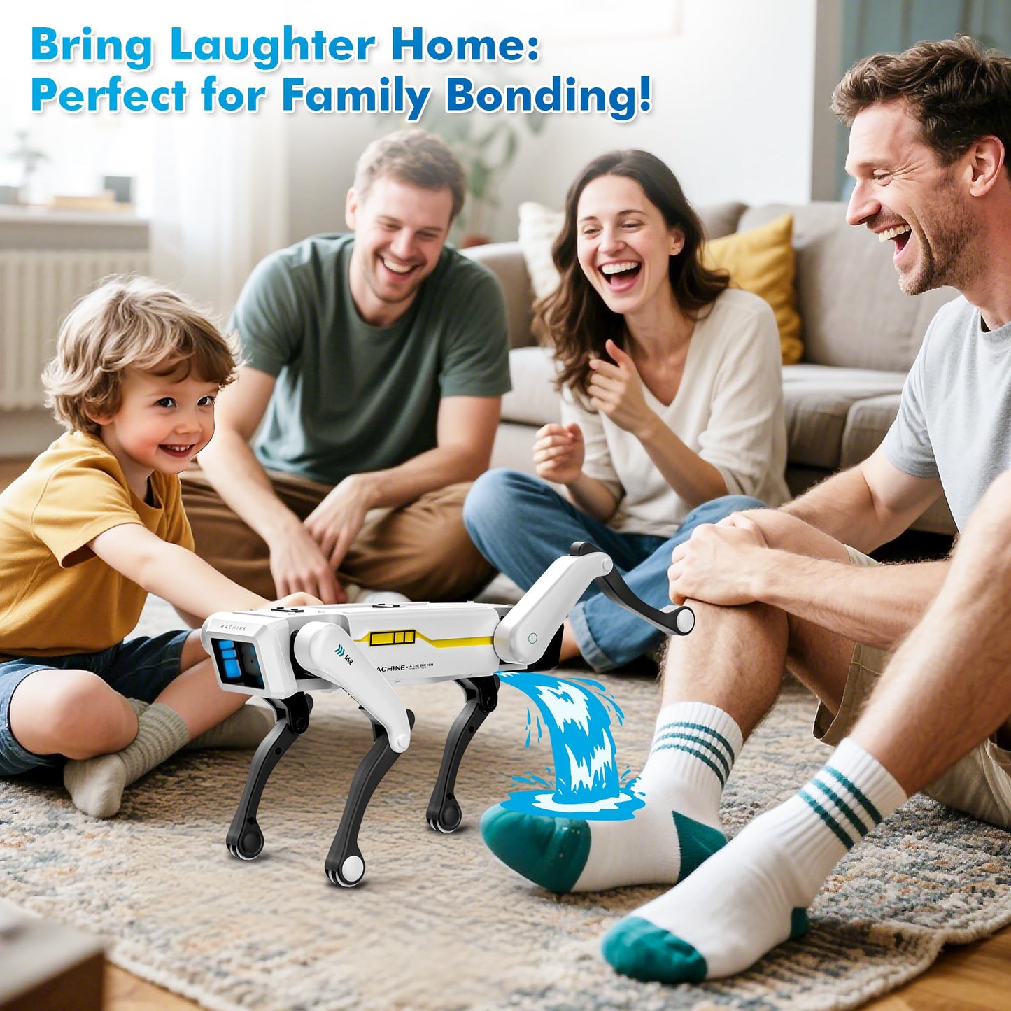 Smart Robot Dog — Voice Control, 30+ Actions & App Programming