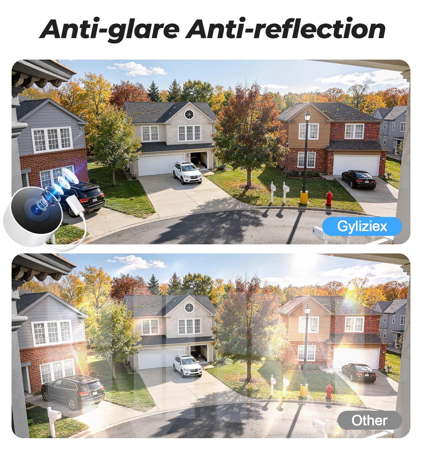 Gyliziex 2K Indoor Security Camera Robot — AI Human Detection, Colour Night Vision & 2-Way Talk