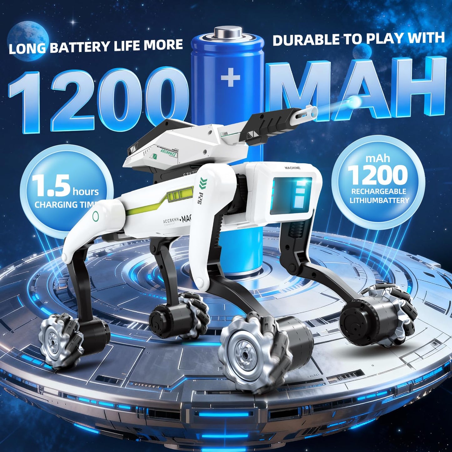 Smart Robot Dog for Kids — 30+ Bionic Action