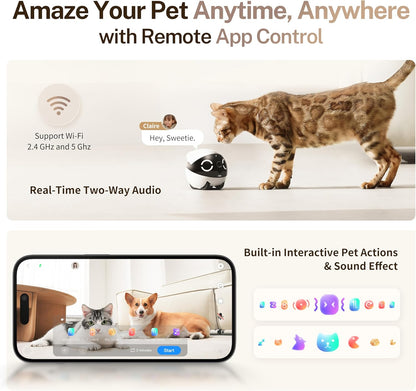 Enabot EBO ROLA Mini FamilyBot — 2K Movable Pet Camera