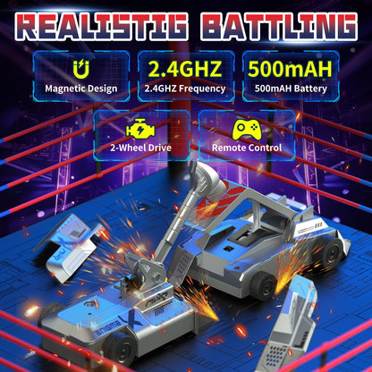 RC Battle Robots - 2-Player Fighting Robot Set