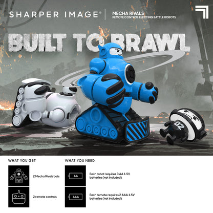 Sharper Image Mecha Rivals — Two-Player RC Battle Robots with Ejector Seat