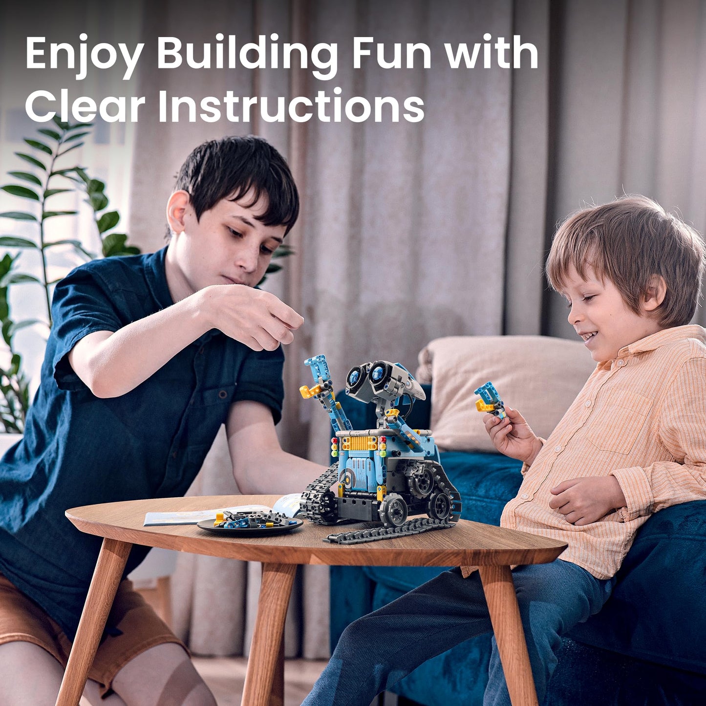 Sillbird 5-in-1 Robot Building Kit — 488 Pieces