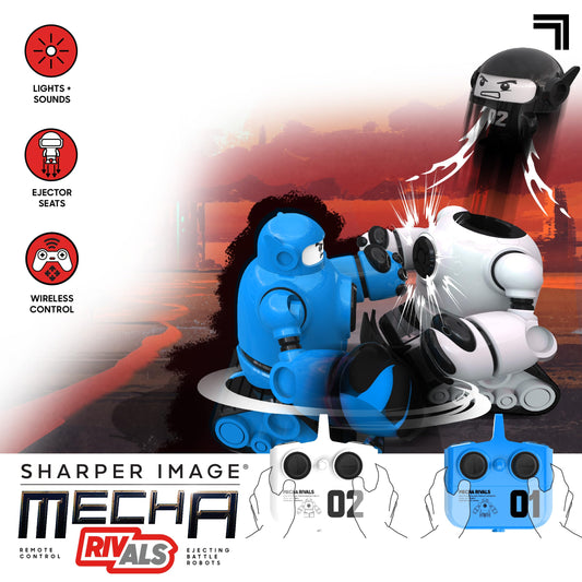 Sharper Image Mecha Rivals — Two-Player RC Battle Robots with Ejector Seat