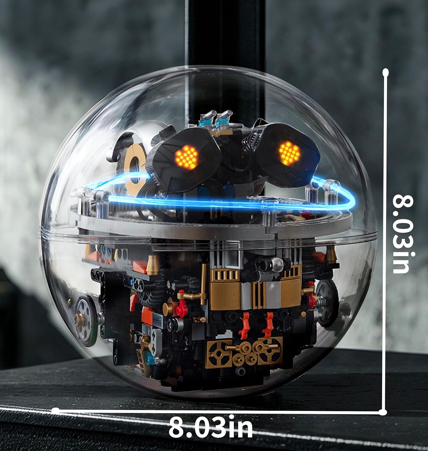 UNCLE BRICK Transparent Spherical Robot