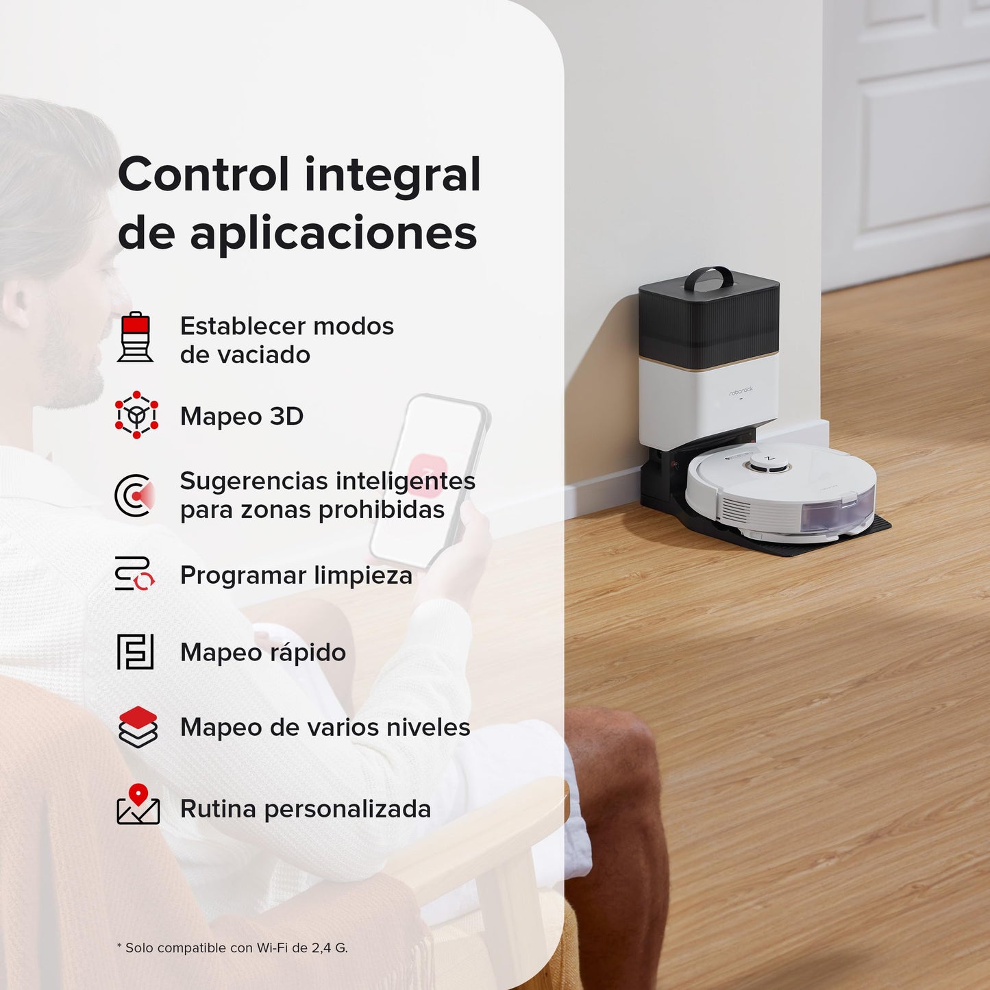 Roborock Q7 M5+ Robot Vacuum & Mop — 10000Pa Suction, 7-Week Self-Empty & LiDAR Navigation