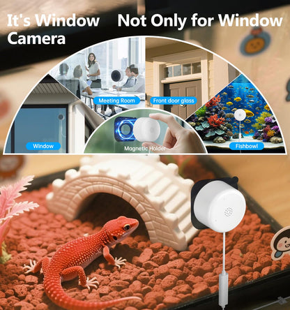 Gyliziex 2K Indoor Security Camera Robot — AI Human Detection, Colour Night Vision & 2-Way Talk