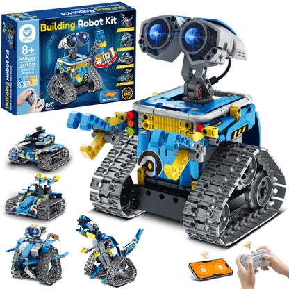Sillbird 5-in-1 Robot Building Kit — 488 Pieces