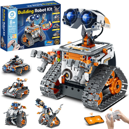 Sillbird 5-in-1 Robot Building Kit — 488 Pieces