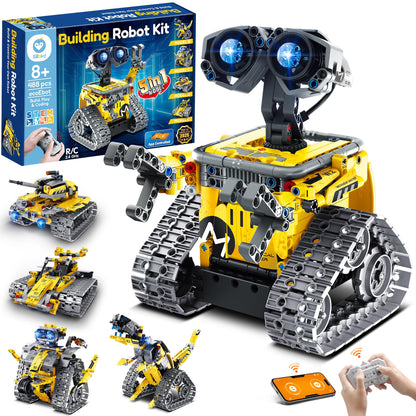 Sillbird 5-in-1 Robot Building Kit — 488 Pieces
