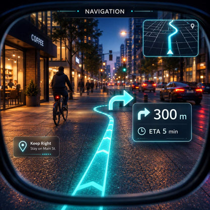 AI Smart Glasses - Camera 8 MP, Real-Time Translation, Navigation